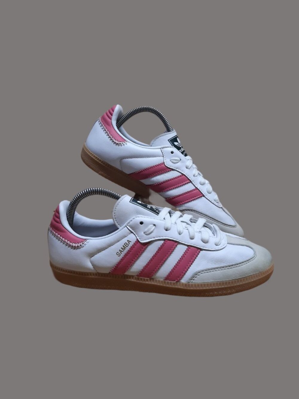 Adidas Women's Size 8 Samba OG Originals White Rose Sneakers JI2013 (#2694) - Picture 9 of 15
